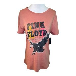 NEW Lucky Brand Pink Floyd Graphic T-Shirt 1967‎ Tour Eagle Print Small NWT